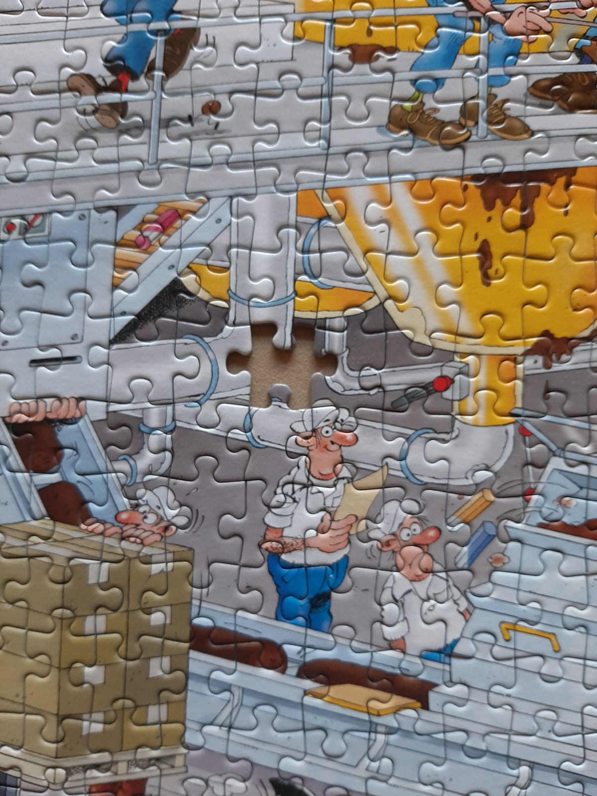 Een ontbrekend puzzelstukje is altijd erg vervelend! (eigen foto)